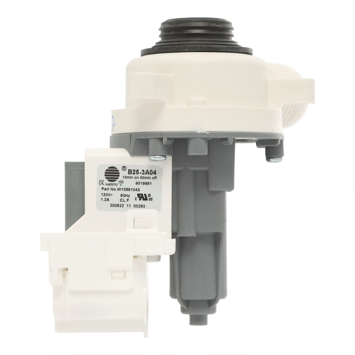 WPW10661045 - Genuine OEM Whirlpool Washer Drain Pump